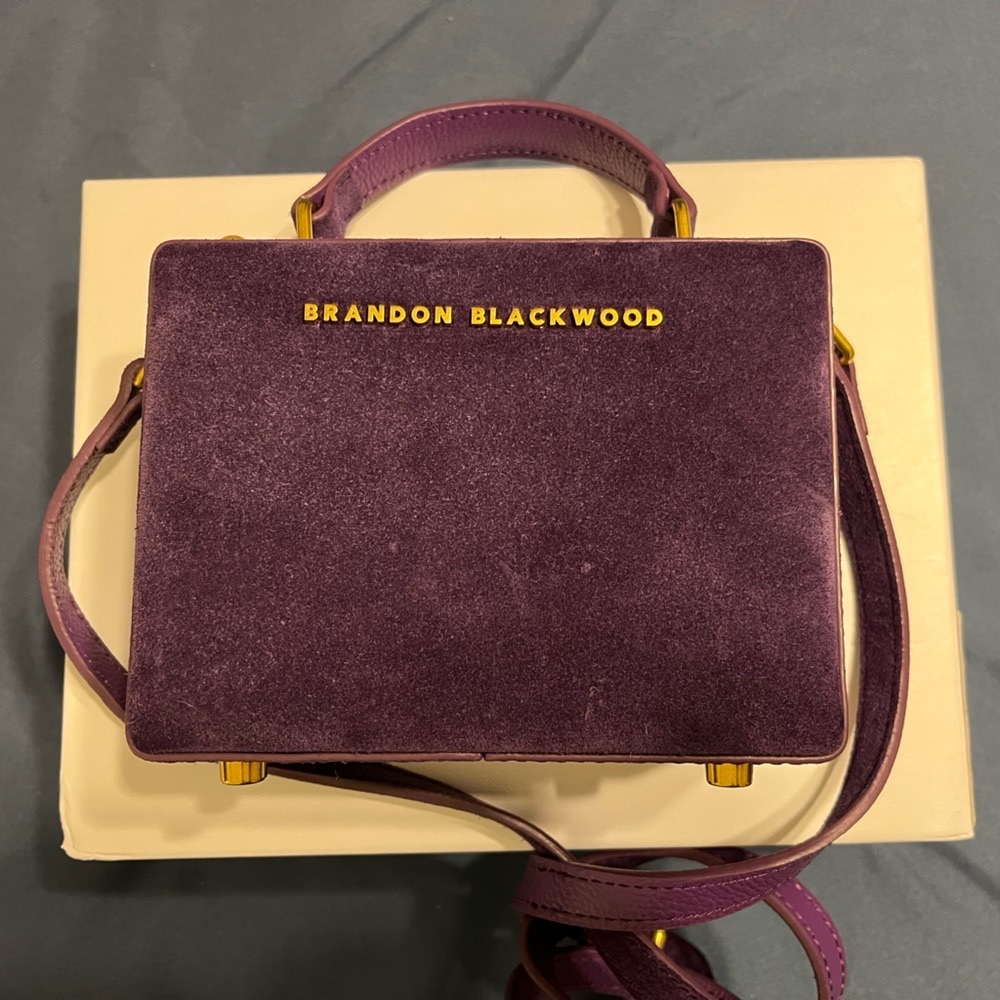 Brandon Blackwood Top Handle Trunk Handbag
